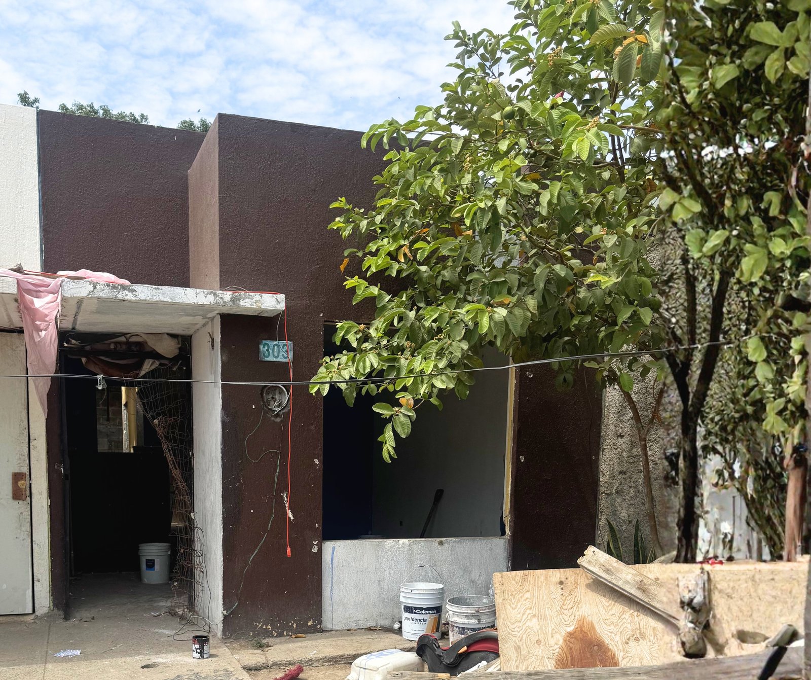 Fachada antes de rehabilitación VPMEX
